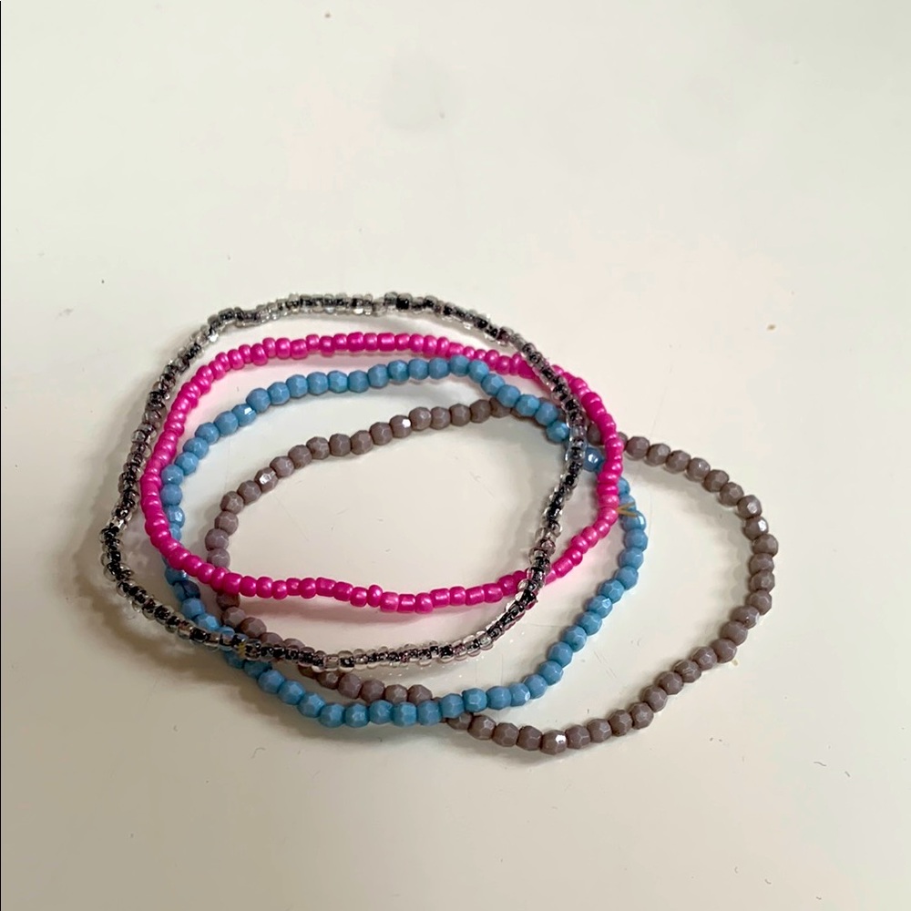 Colorful Beaded Bracelet Set